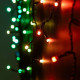 Perdea de lumini Dekortrend Heylight, 90 x 200 cm, 200 RGB LED, cablu negru, IP44, modul comanda BlueTooth
