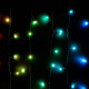 Perdea de lumini Dekortrend Heylight, 90 x 200 cm, 200 RGB LED, cablu negru, IP44, modul comanda BlueTooth