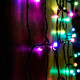 Perdea de lumini Dekortrend Heylight, 90 x 200 cm, 200 RGB LED, cablu negru, IP44, modul comanda BlueTooth